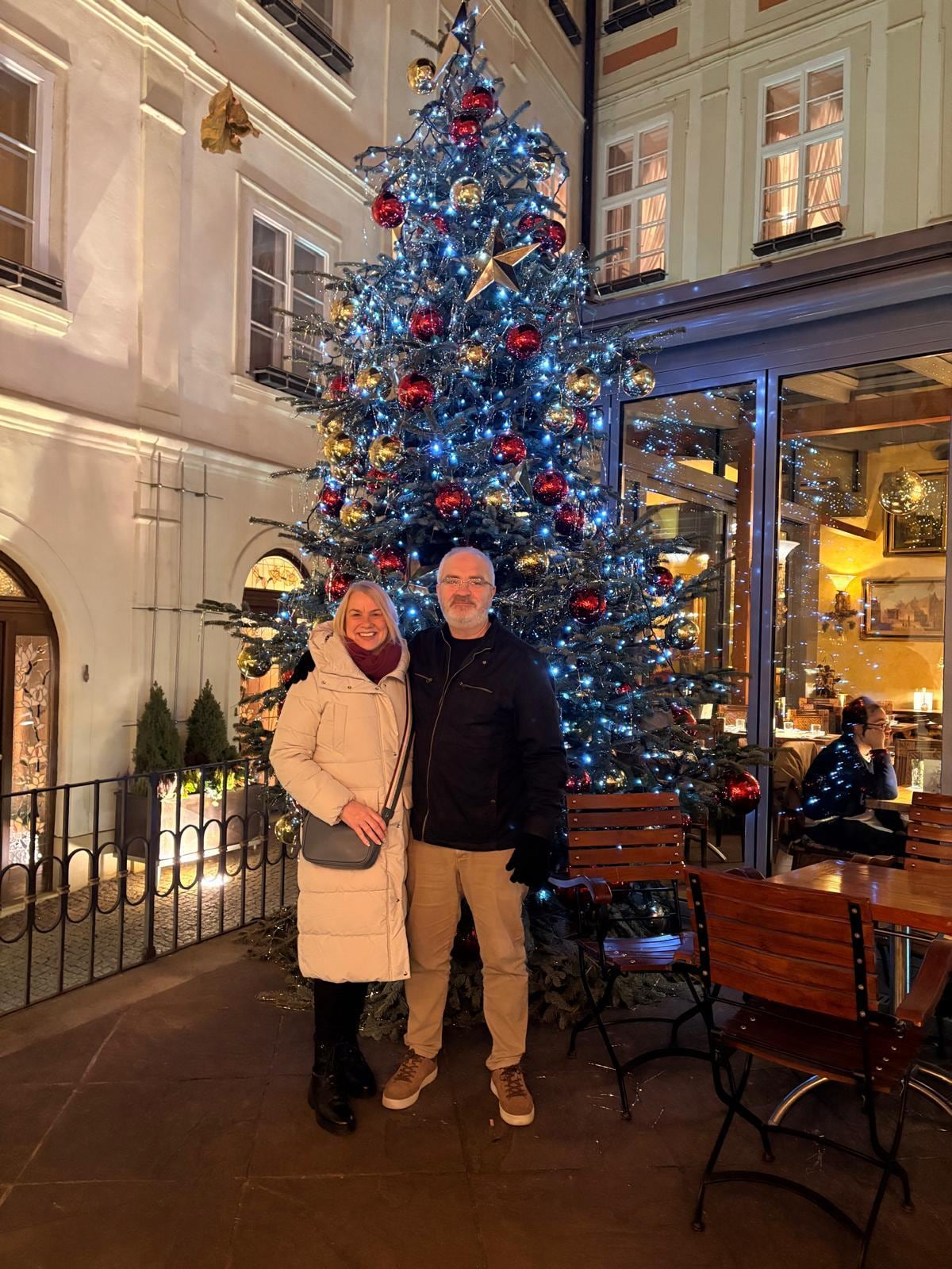 Our pals, before it snowed.