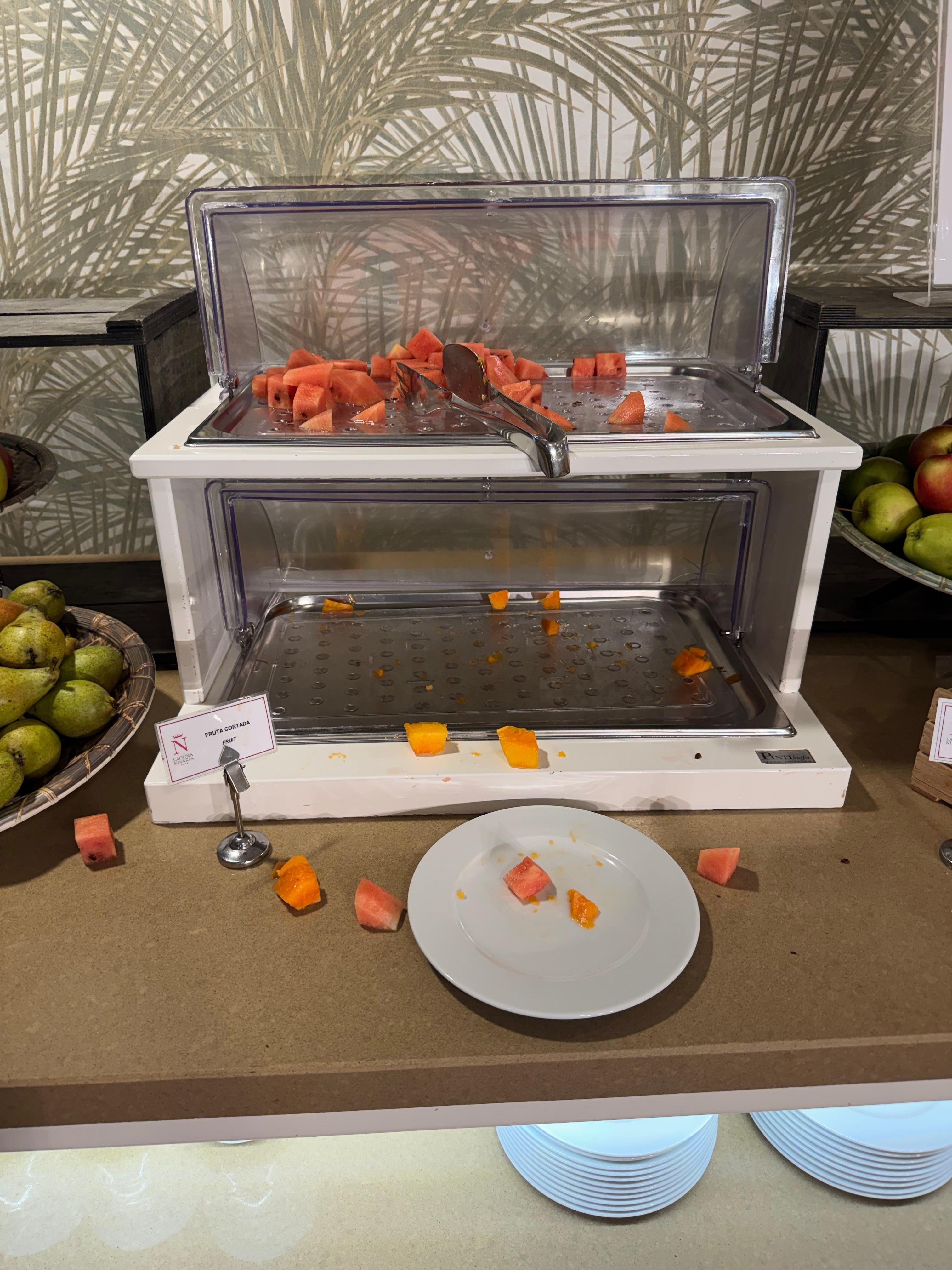 Obst wurde selten aufgefüllt 