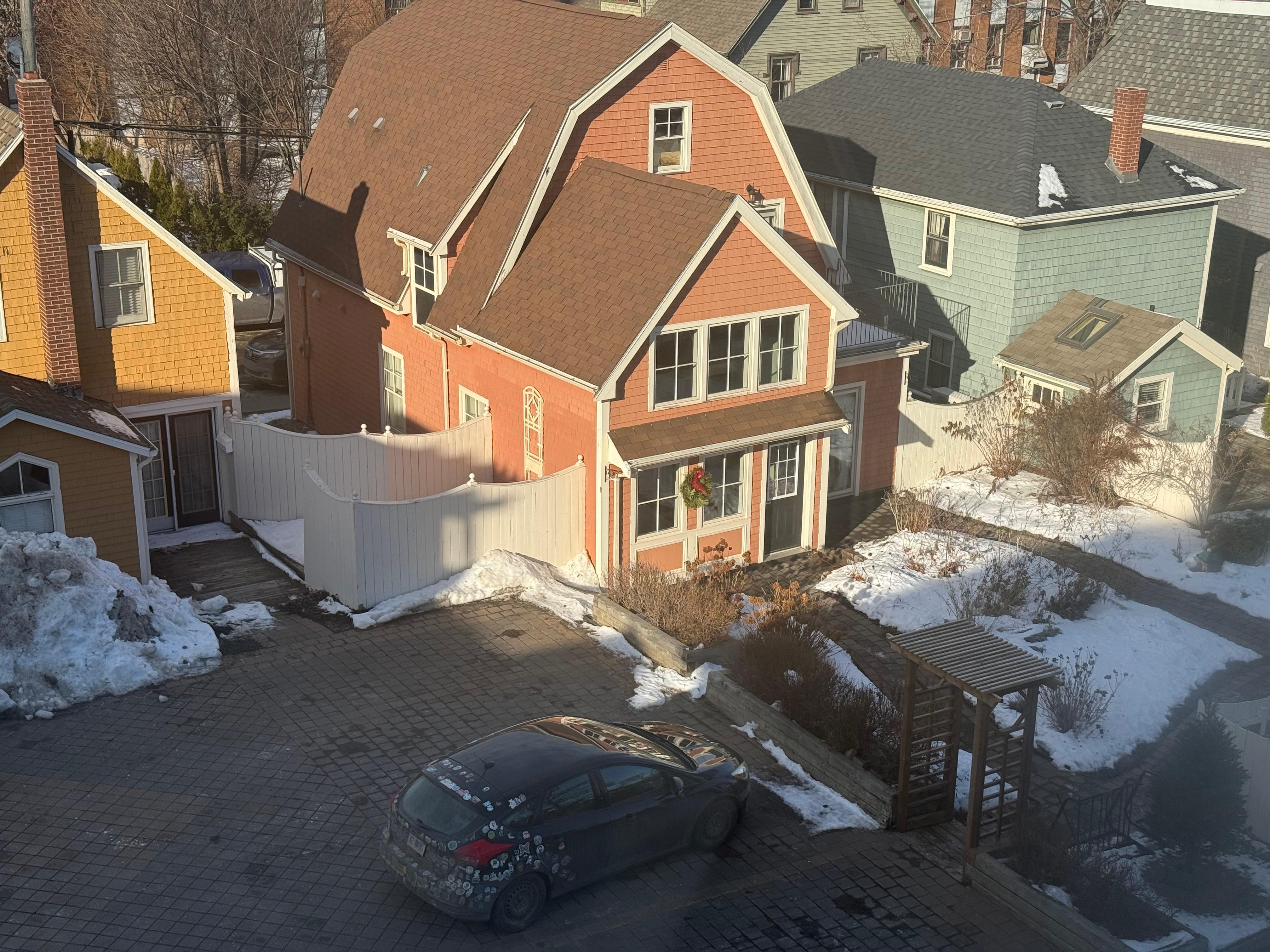 The view from our fourth floor window. 