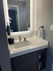 Sink near entrance