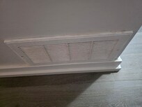 Dirty vents & walls