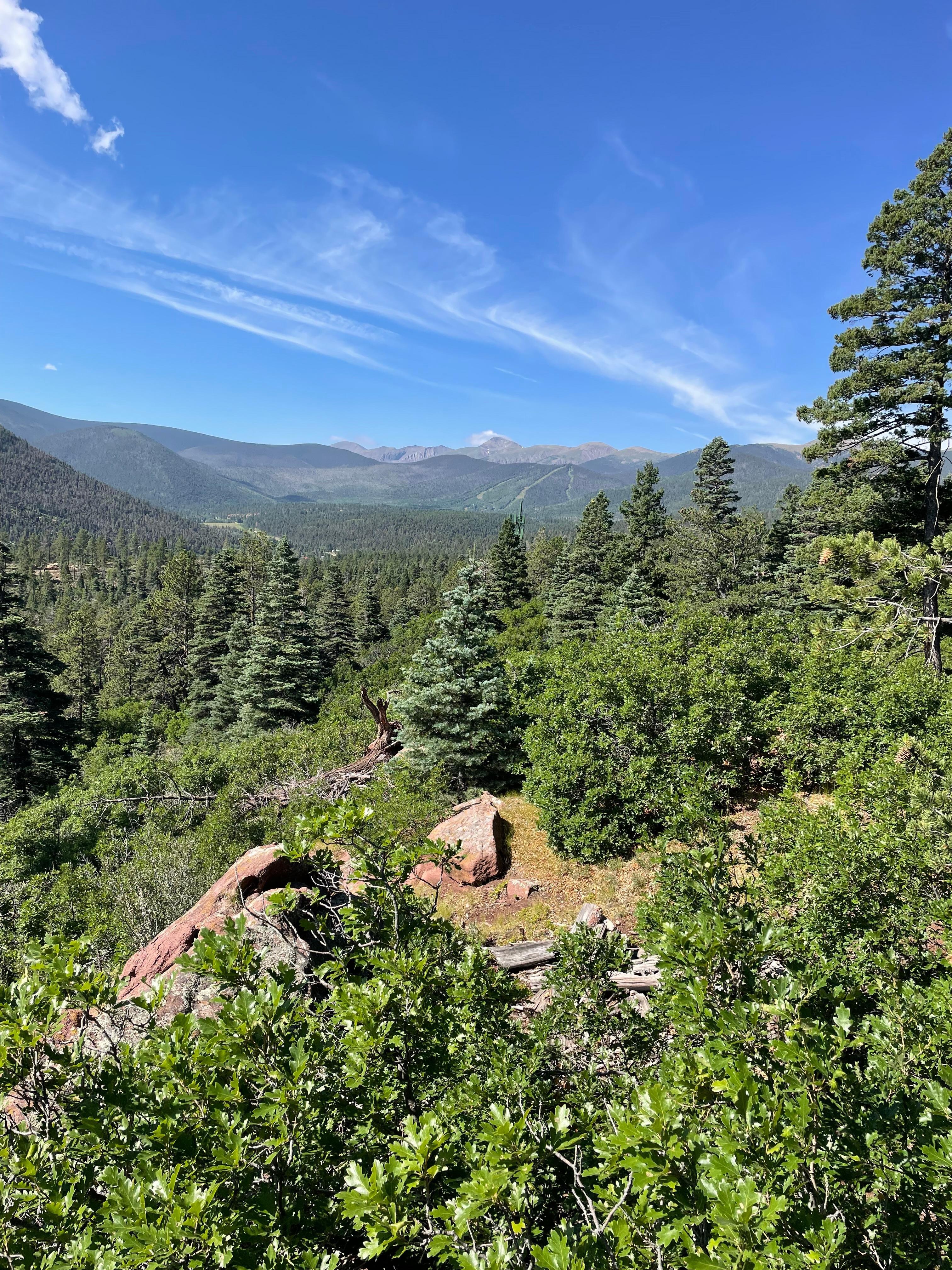 Sangre de Cristo from right above the cabin