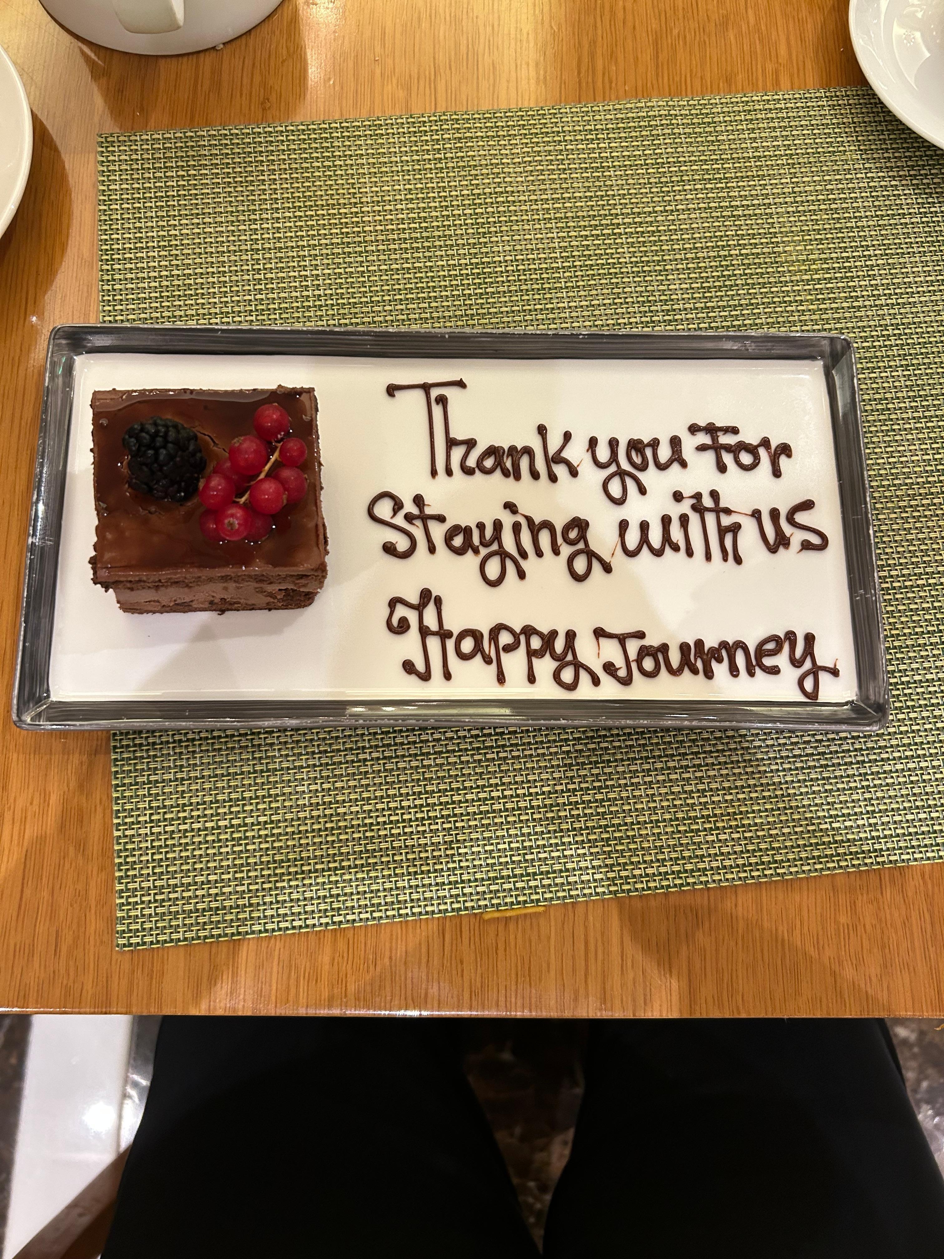 This appreciation gesture was literally the icing on the cake.