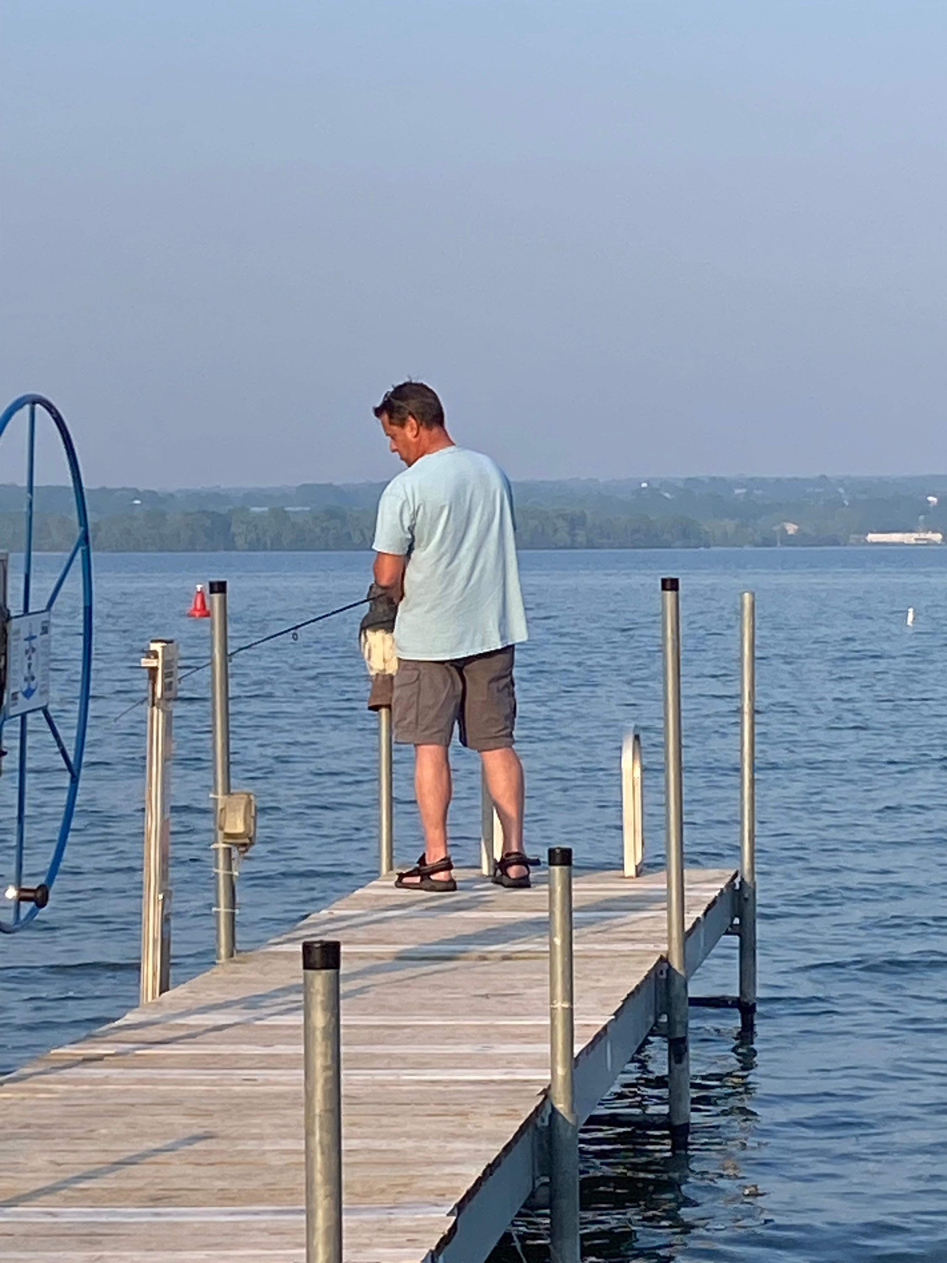 Didn’t catch anything, but it was fun trying.
