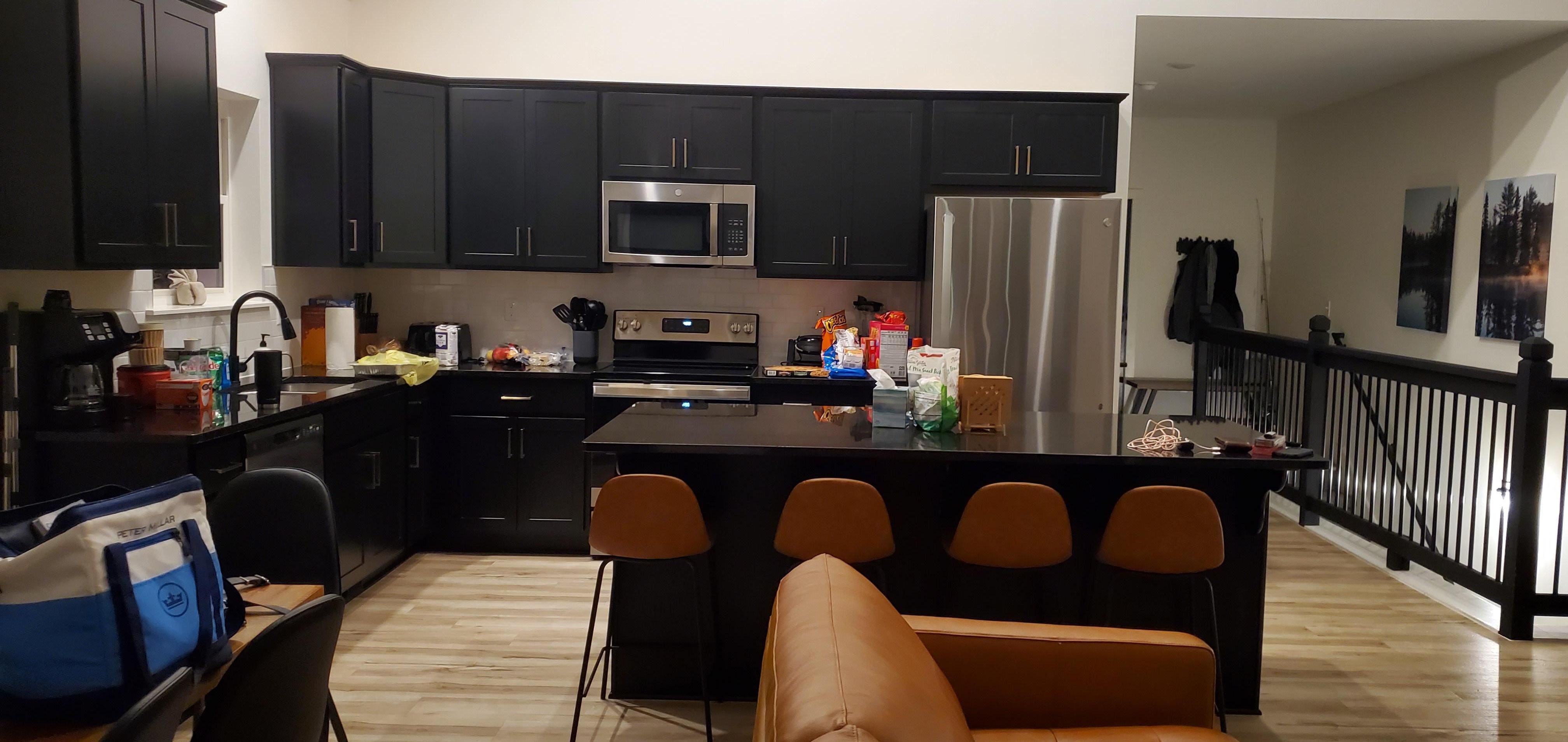 Kitchen which was awesome. 