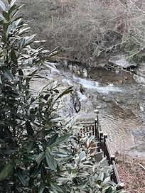 Priceless view from the hot tub balcony
