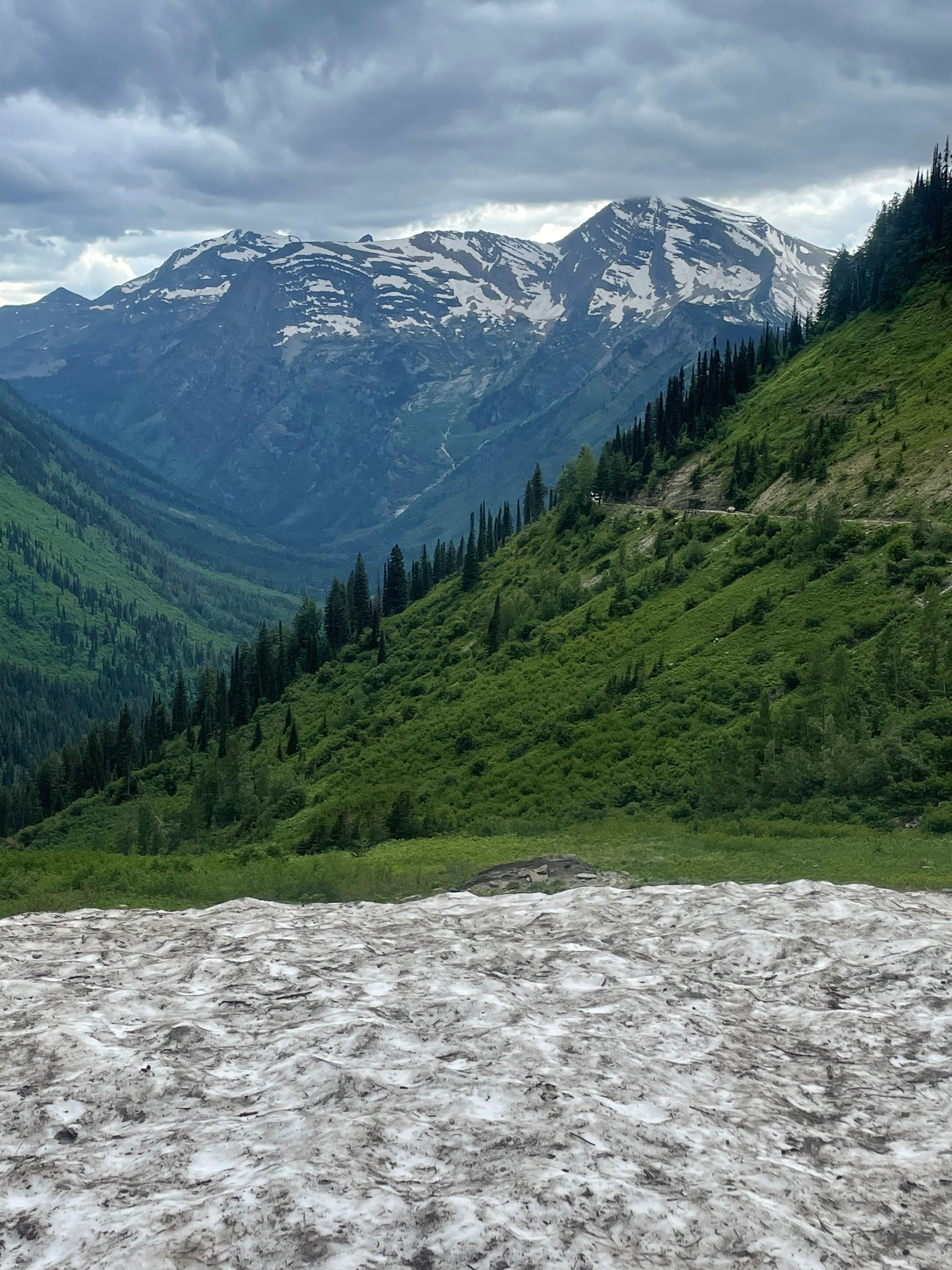Vista from Going to the Sun road.