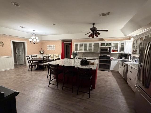 Kitchen and dining space