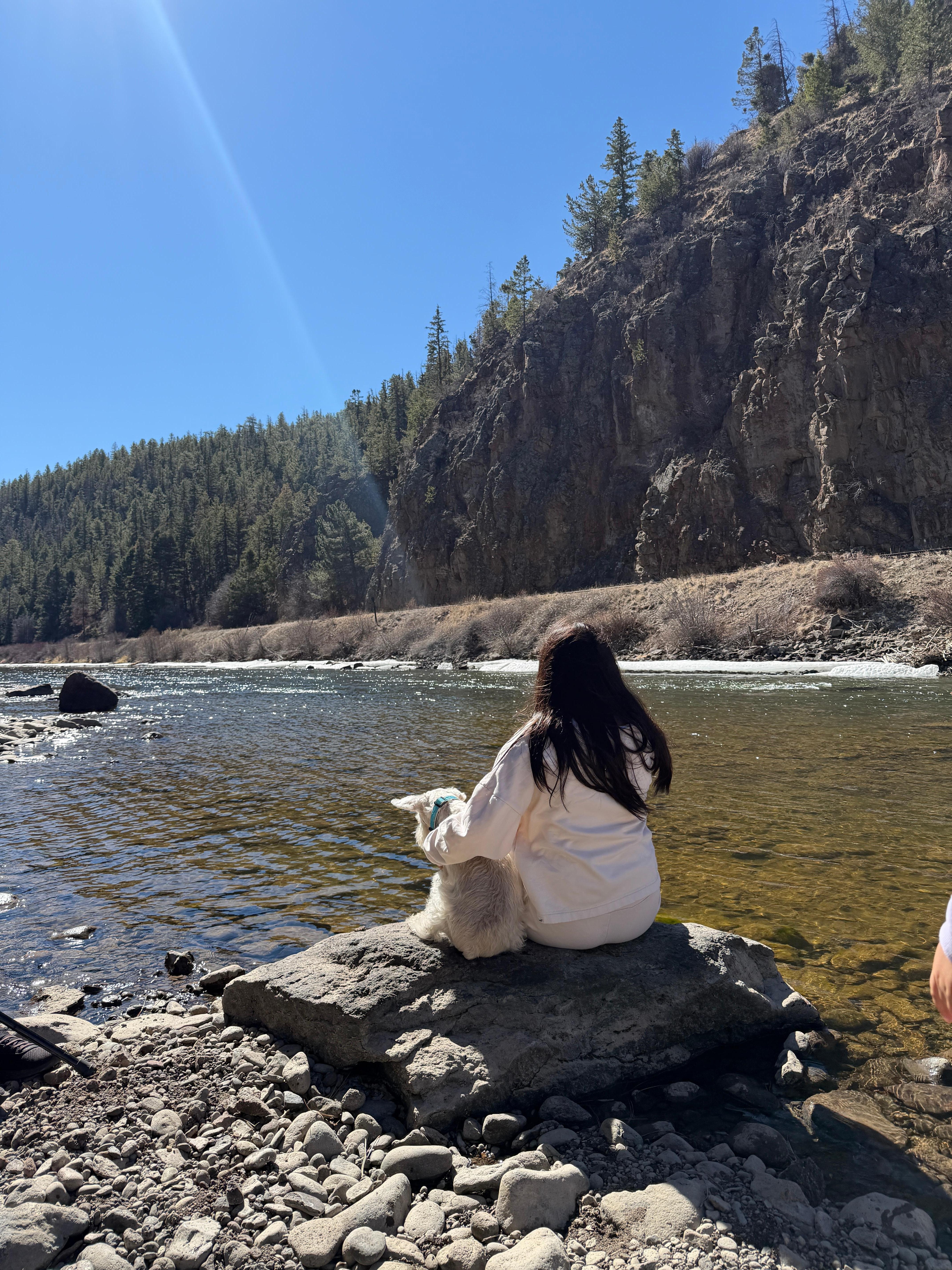 Peaceful time by the lake 