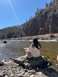 Peaceful time by the lake
