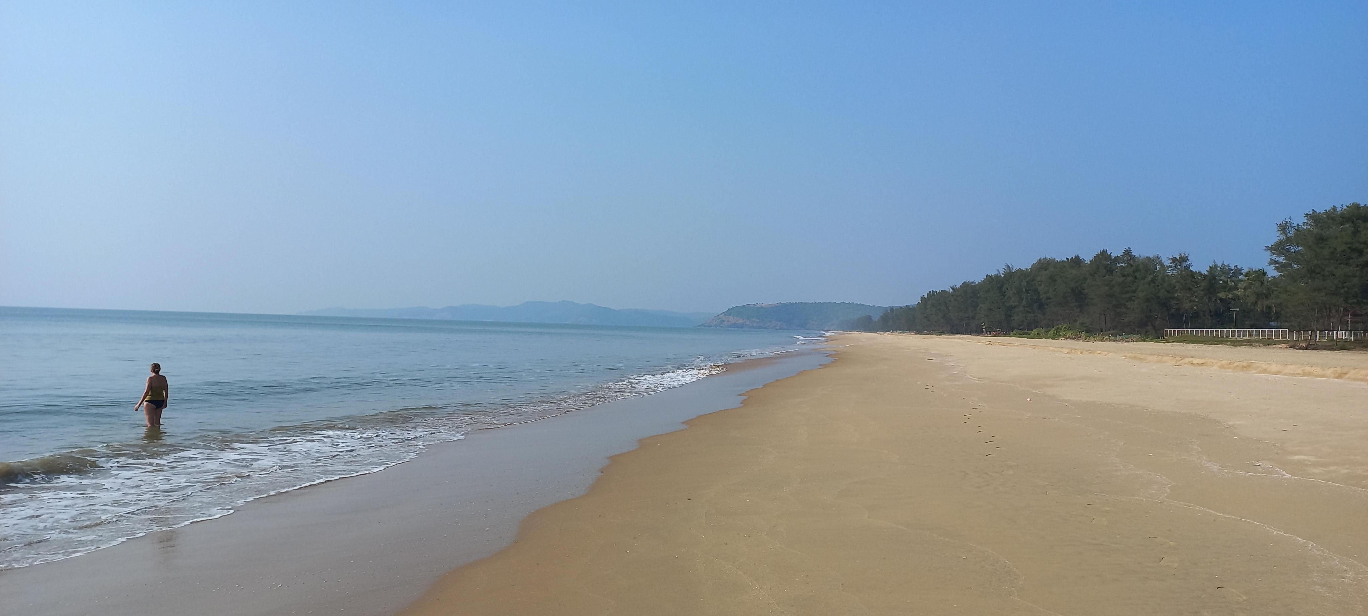 Beach right of resort.