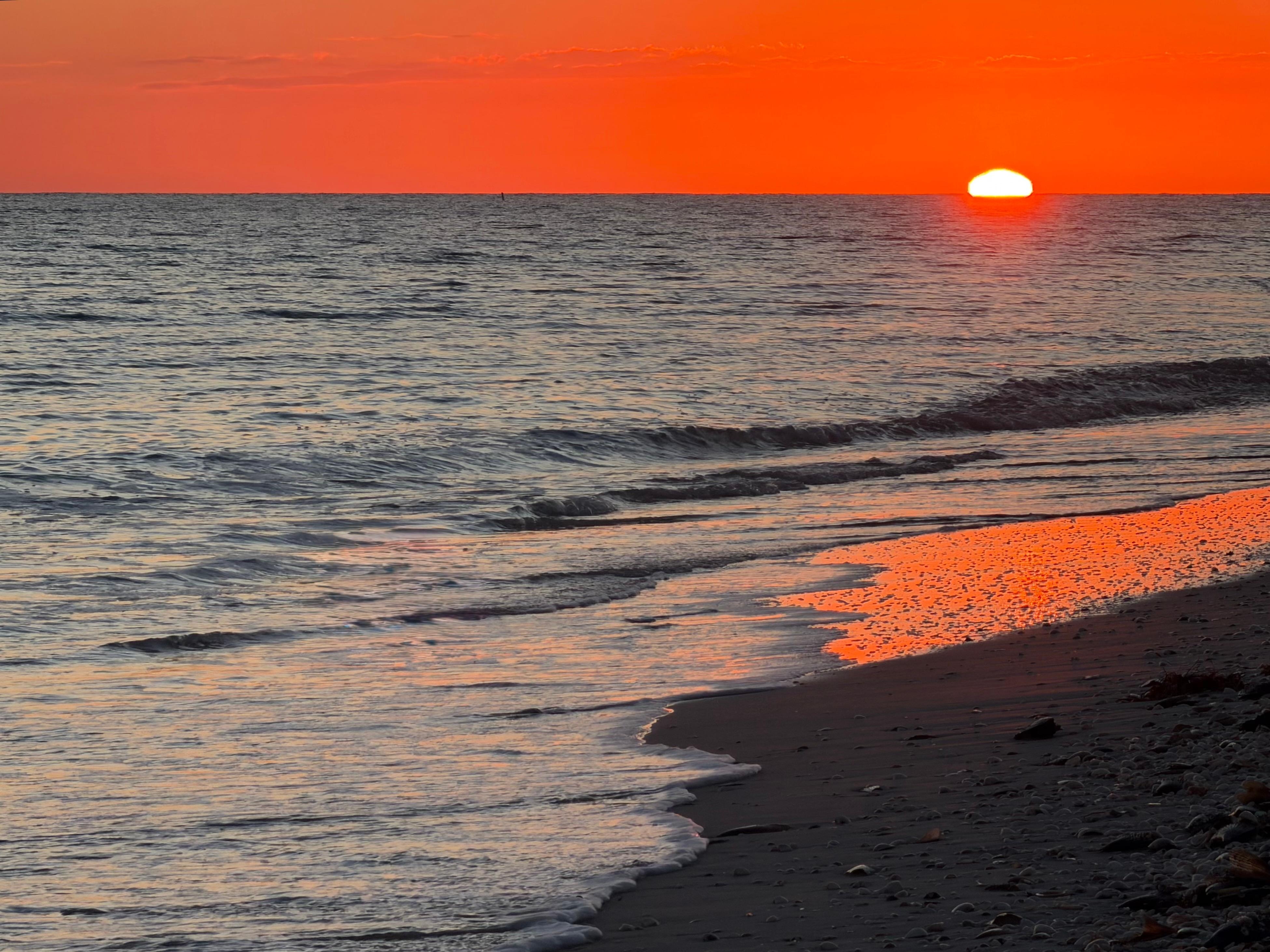 Every evening was spectacular for sunsets 