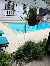 Pool on property