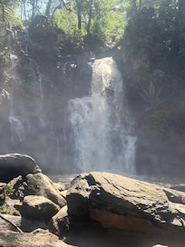 Waterfall on site