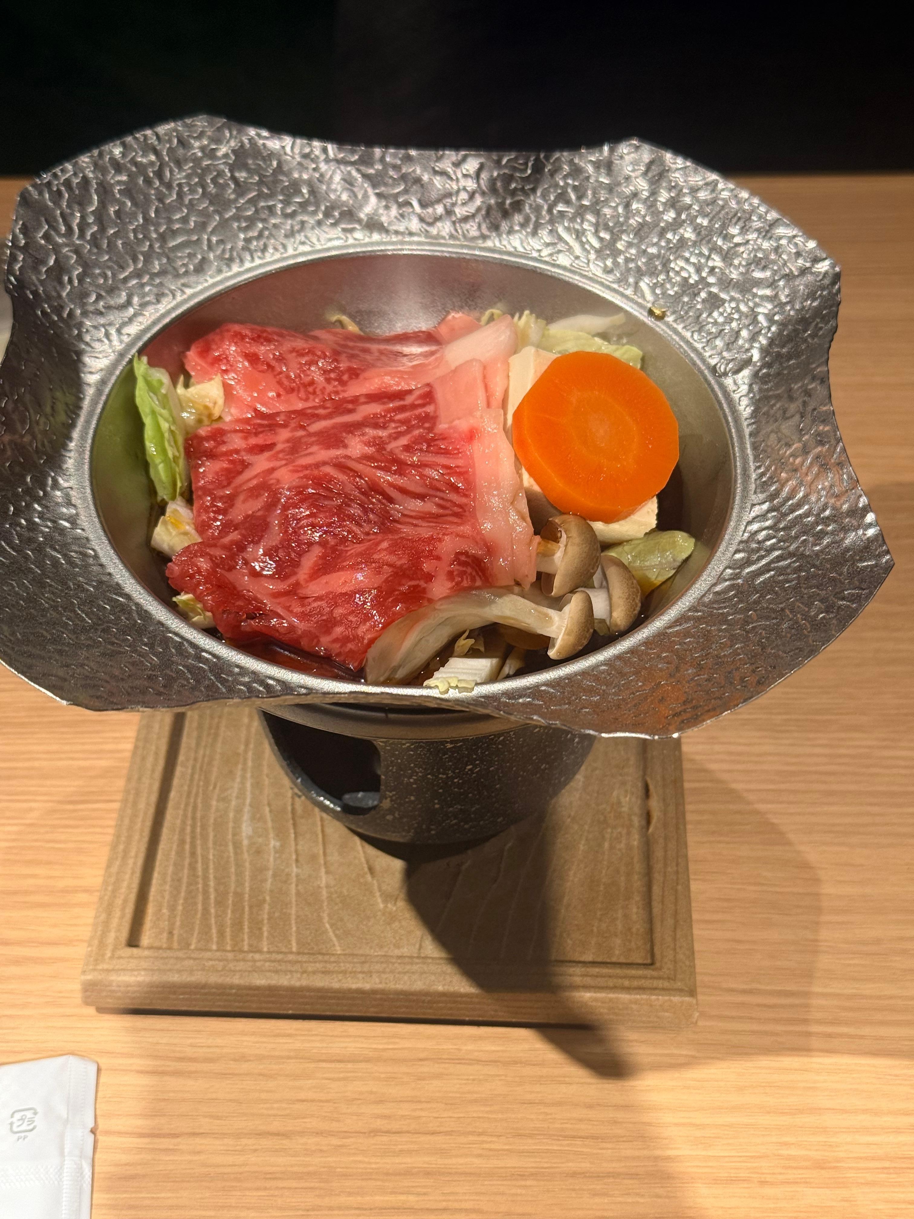 Beef hot pot included 