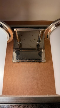 parts of metal decor with rust