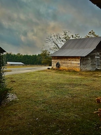 View of back porch