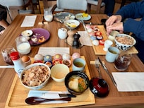 豐富的日式的早餐