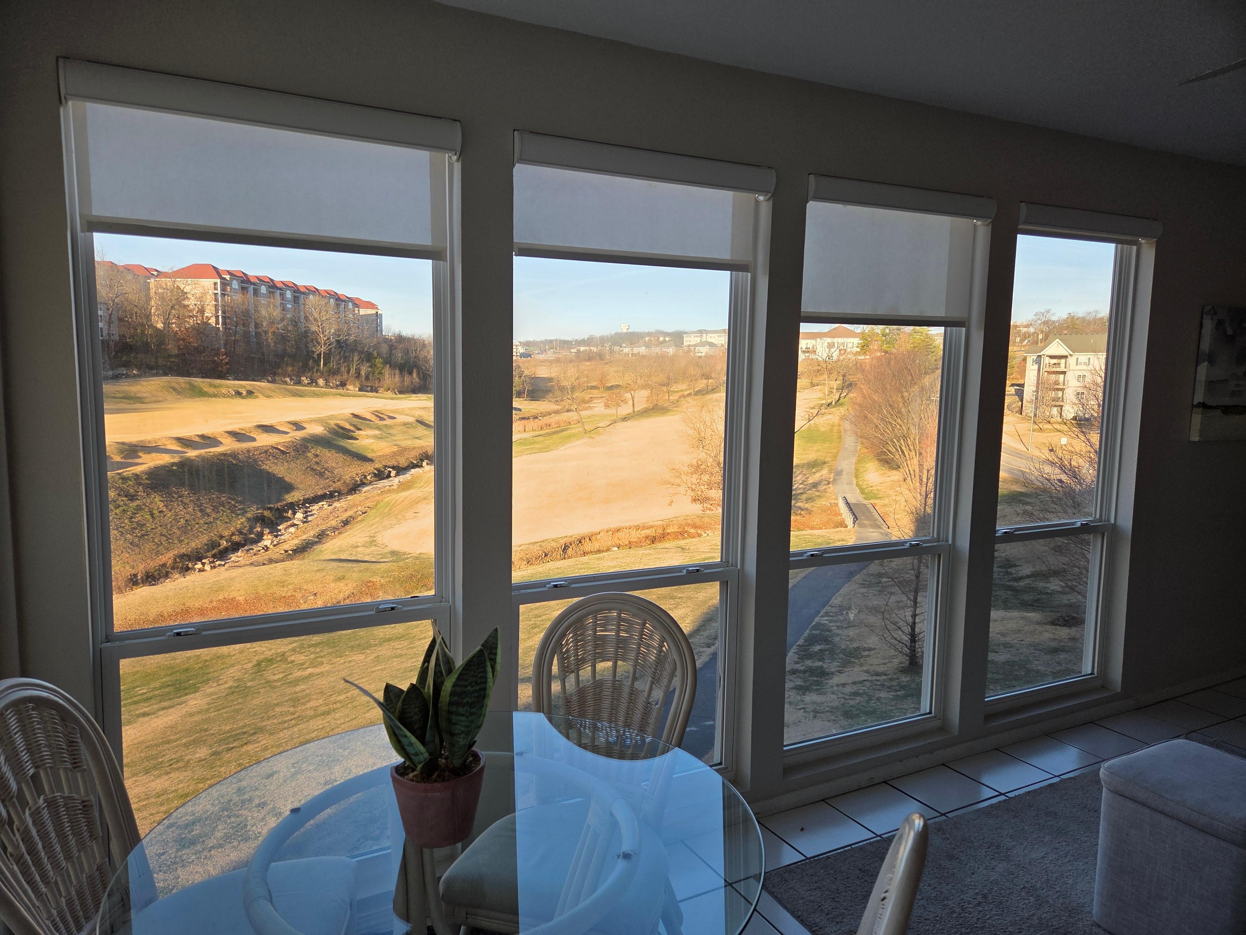 View from the sunroom, very relaxing