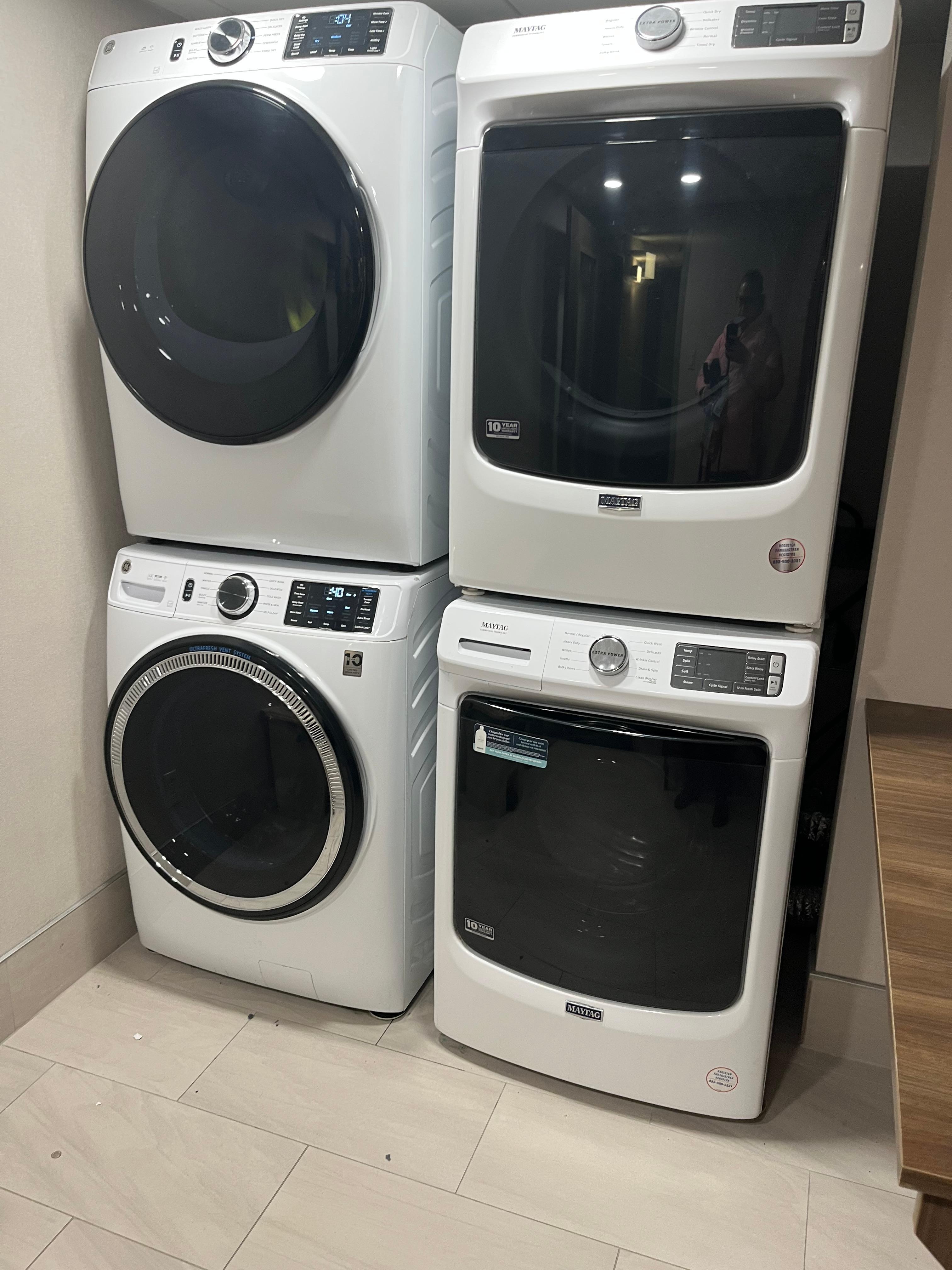 And you can do your laundry free
Just need soap