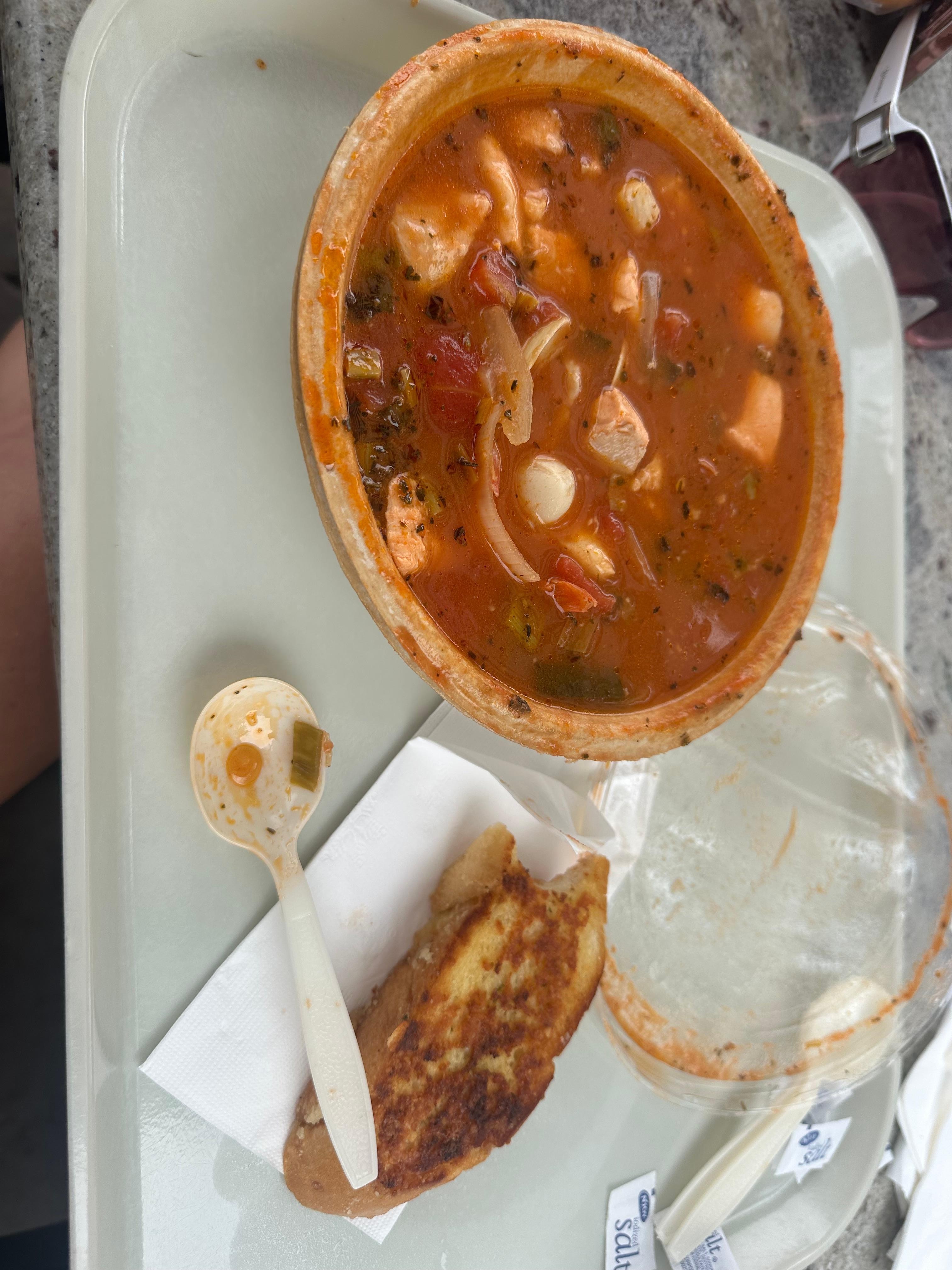 Delicious cioppino! Many good restaurants around!