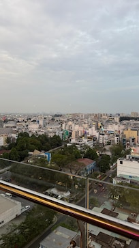 View from the rooftop lounge