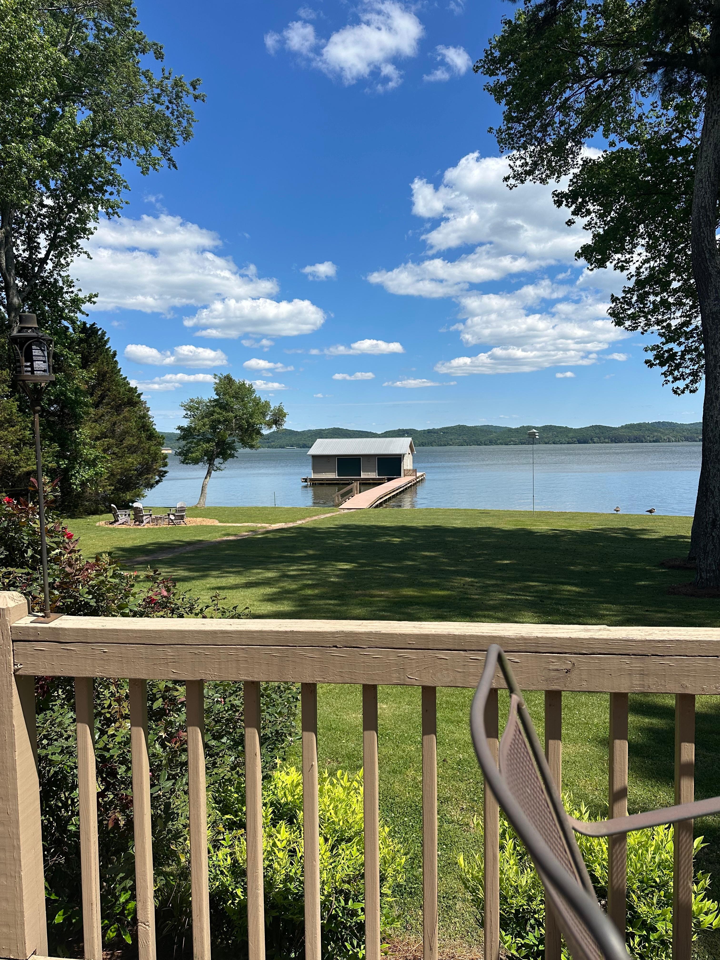 Day view from house deck.