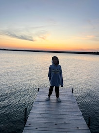 Beautiful sunsets at the trailer