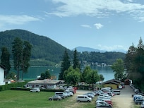 Amazing lake Klopeiner, 5 min walk away