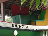 A parte vermelha em pé, é a porta que puxamos para baixo (subindo um balde). Me senti num caixão ao baixa-la. Olhando a parte verde e imaginando o vermelho descer para fechar, não parece um caixão?