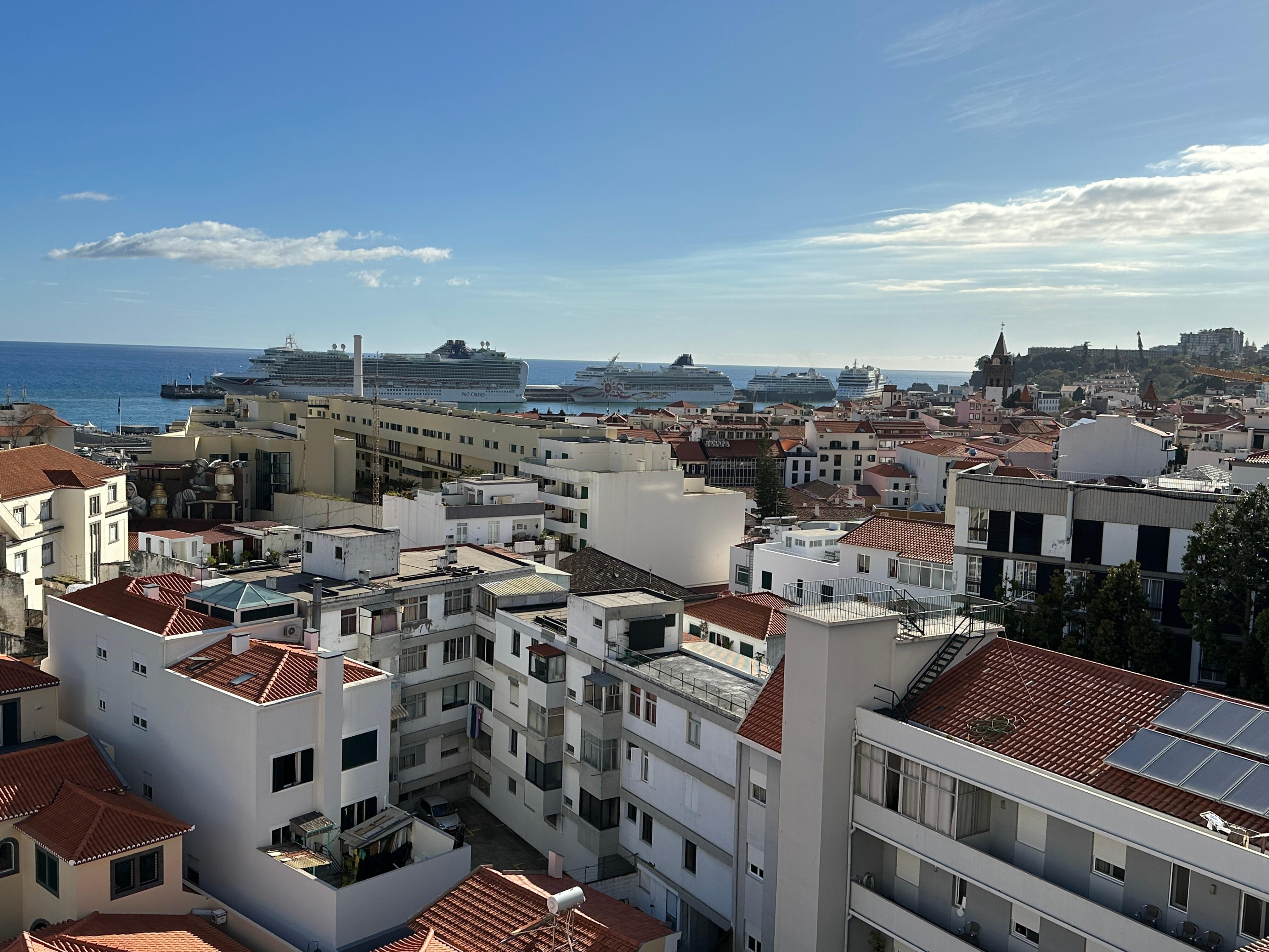 Udsigt fra hotellet