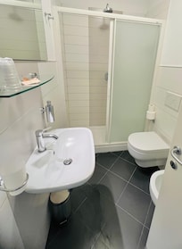 Very clean, and cool bathroom