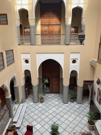 Lobby. View from second floor suite