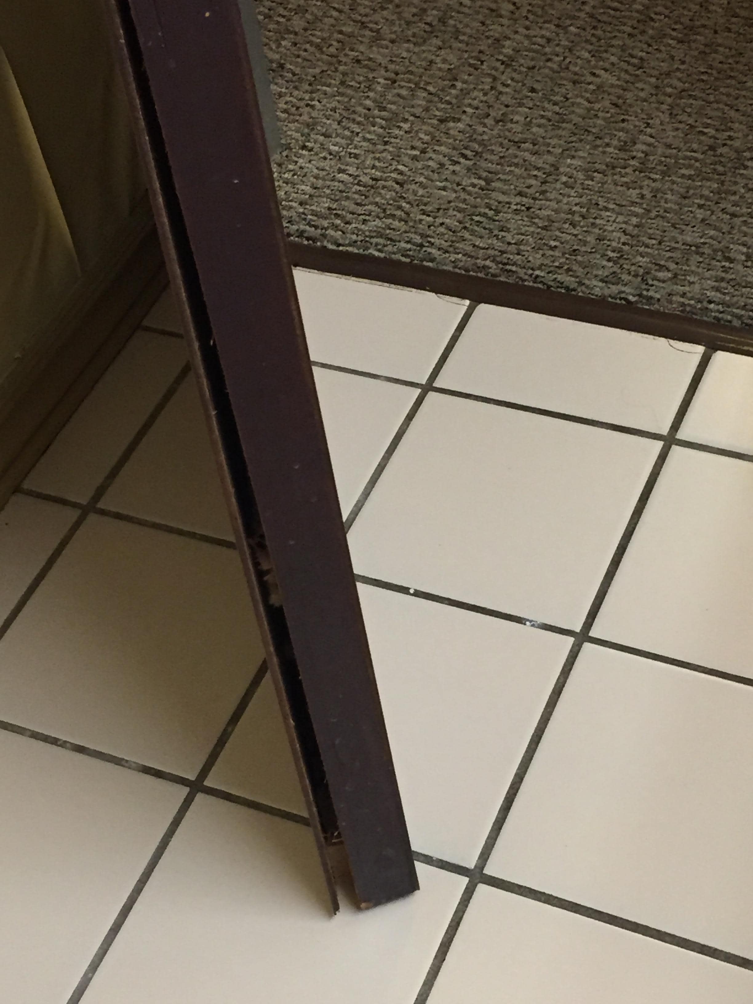 Broken security latch