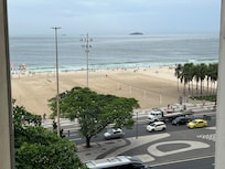 Begränsad utsikt från balkongen