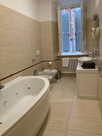 Spa bath in modern bathroom