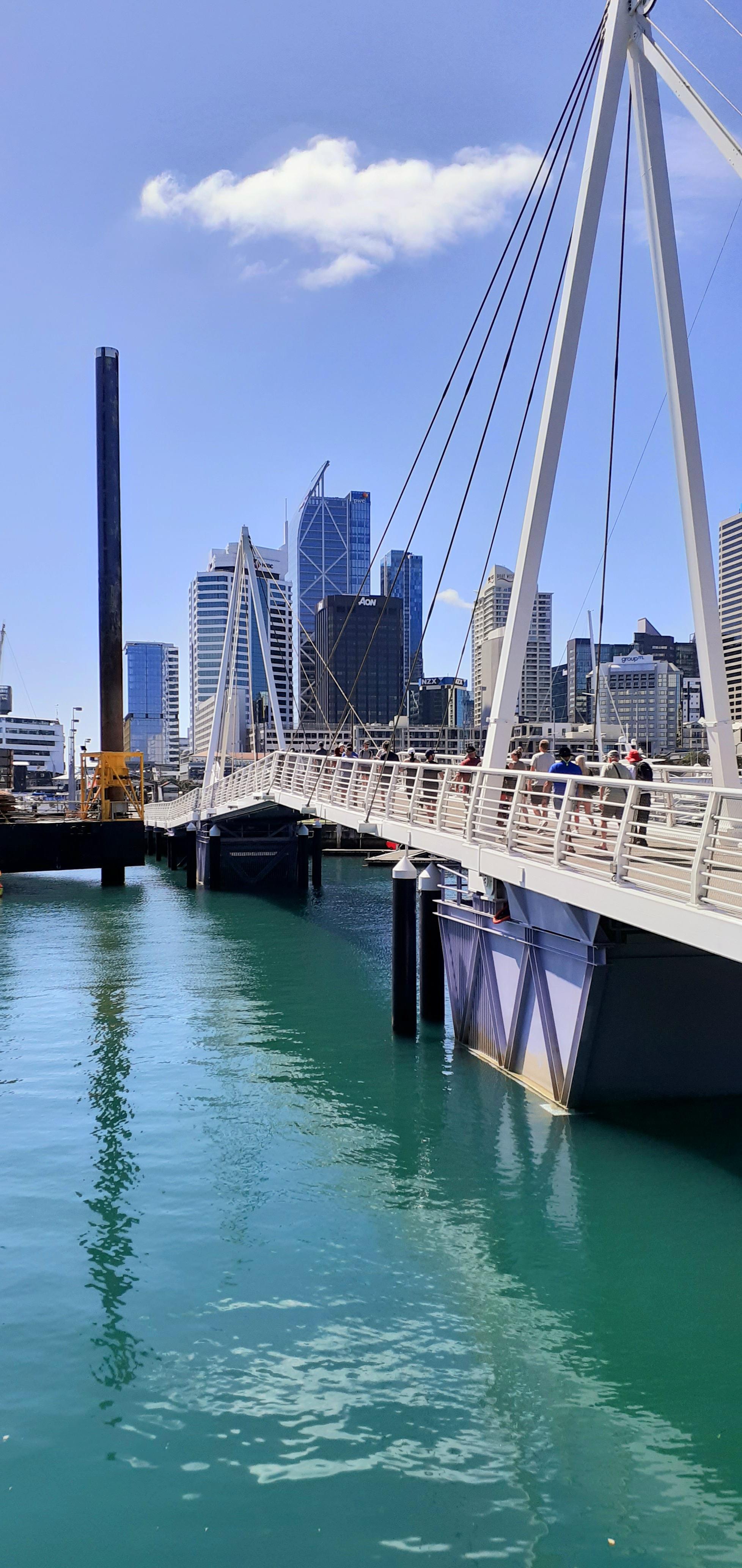 Walking bridge close by