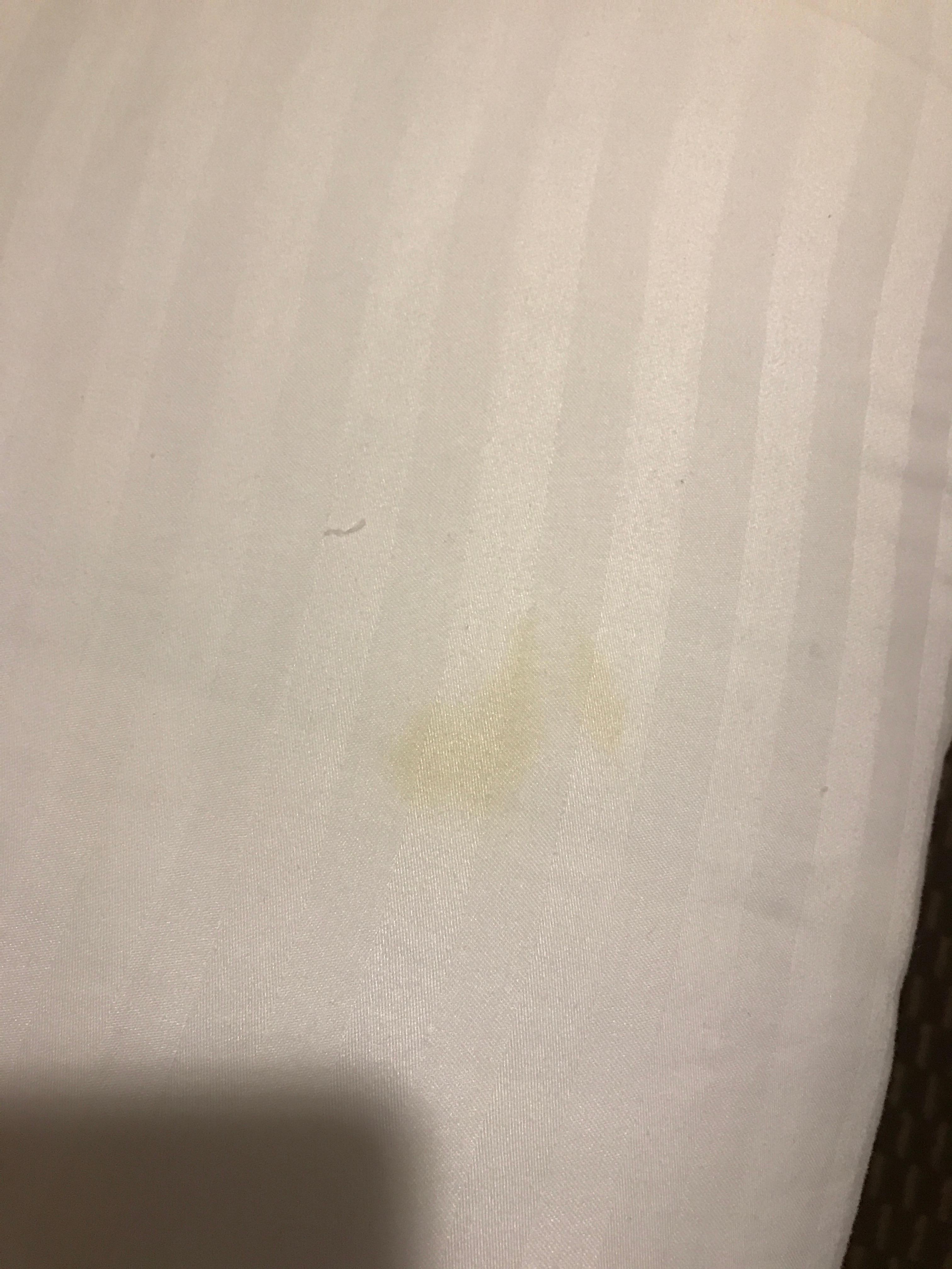 There were more stains but this was right under the pull-ups.