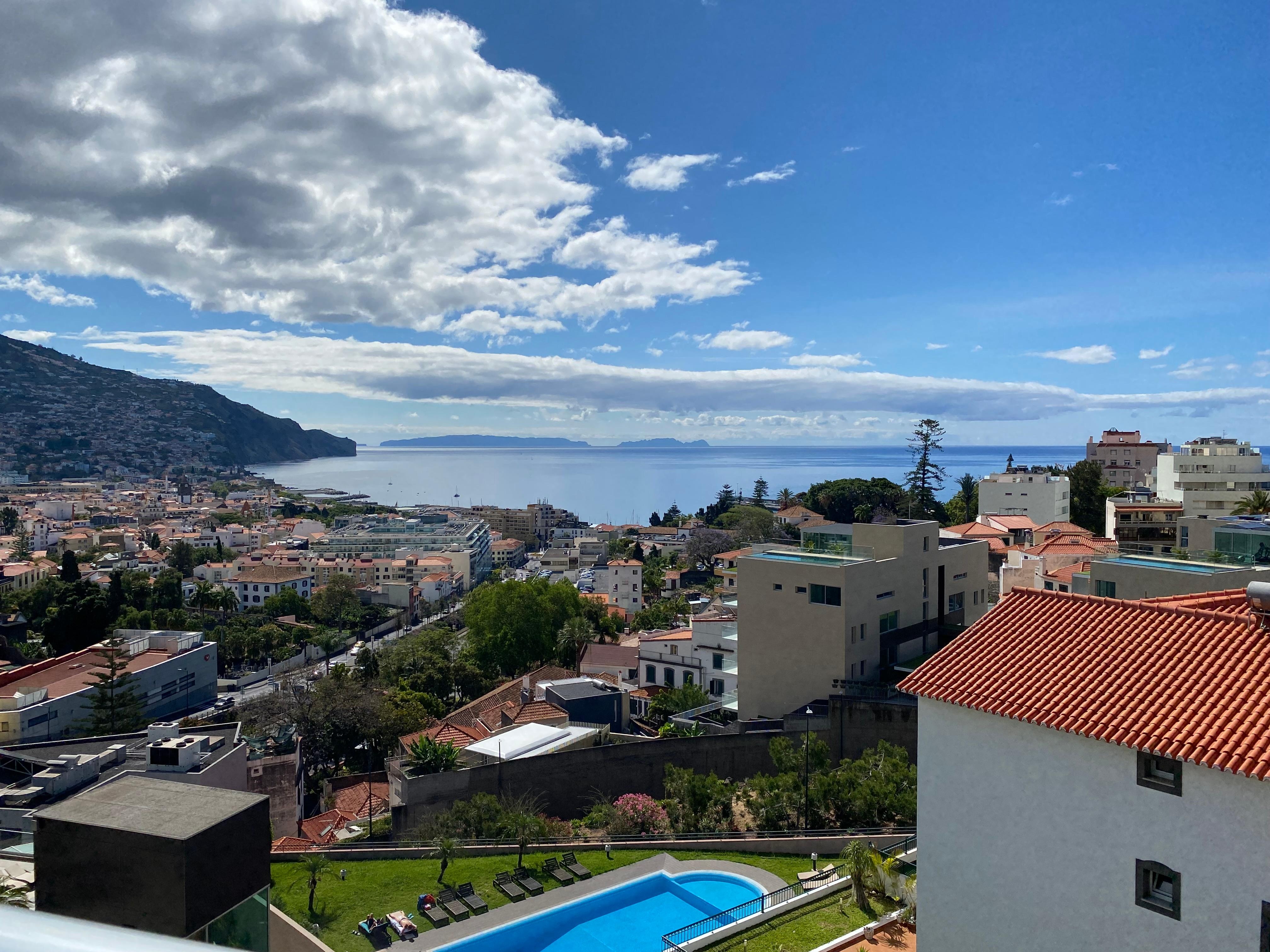 Utsikten fra vårt rom i 6. etg.