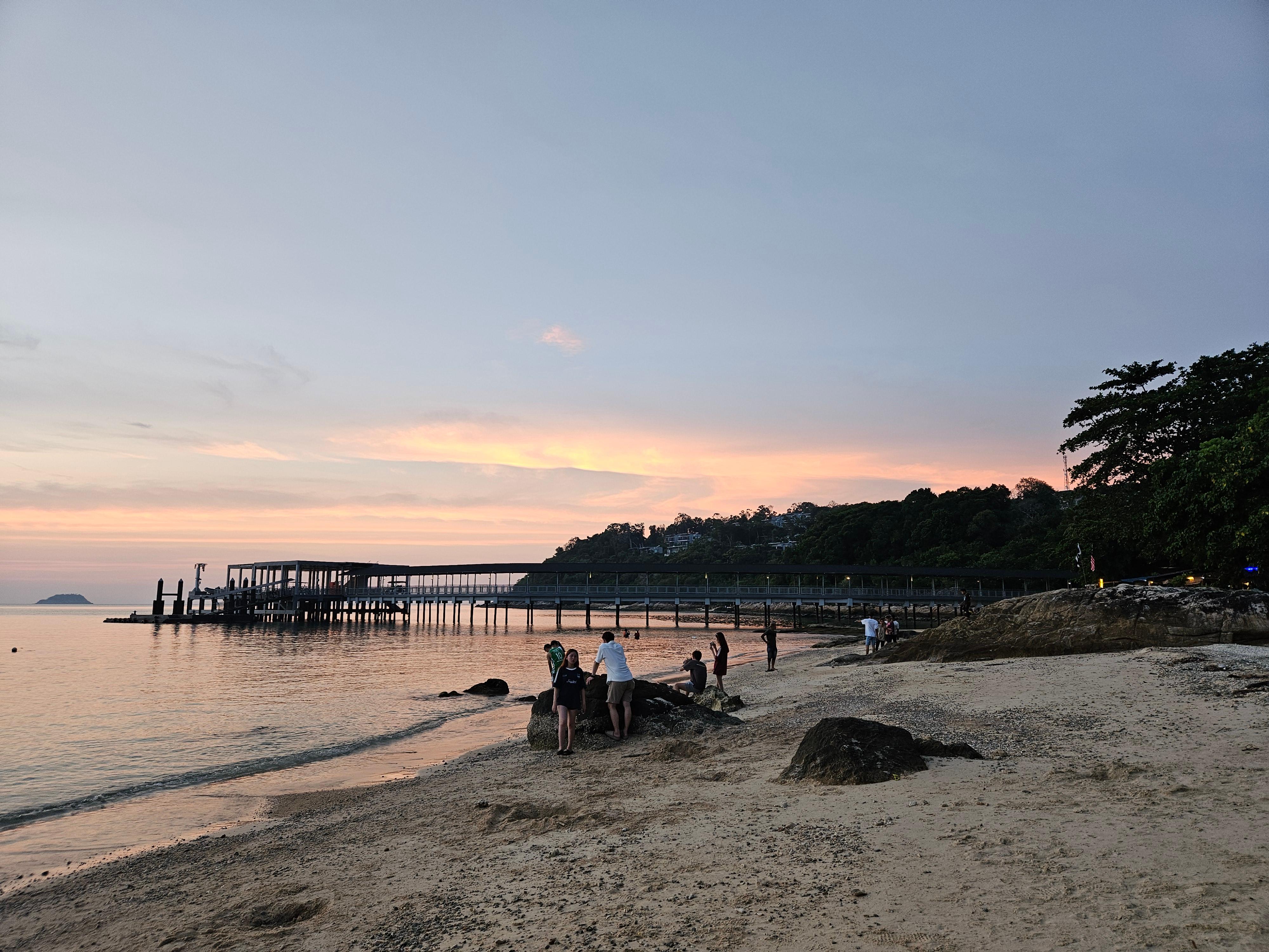 Sunset at the beach