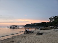 Sunset at the beach