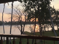 Sunset view from balcony