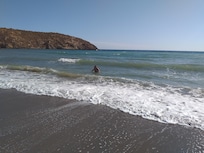 La plage.