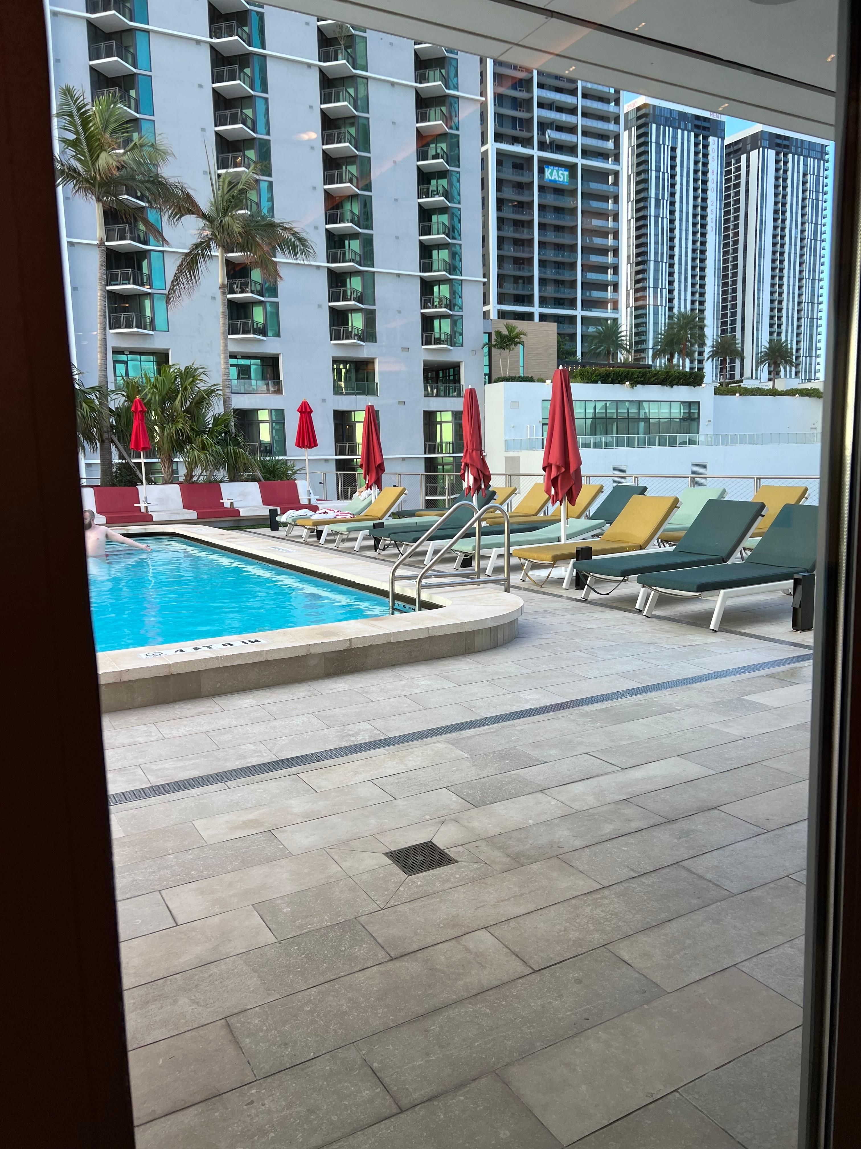 Pool area (partial view)