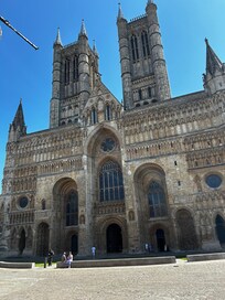 Lincoln Cathedral (very steep hill to access)!