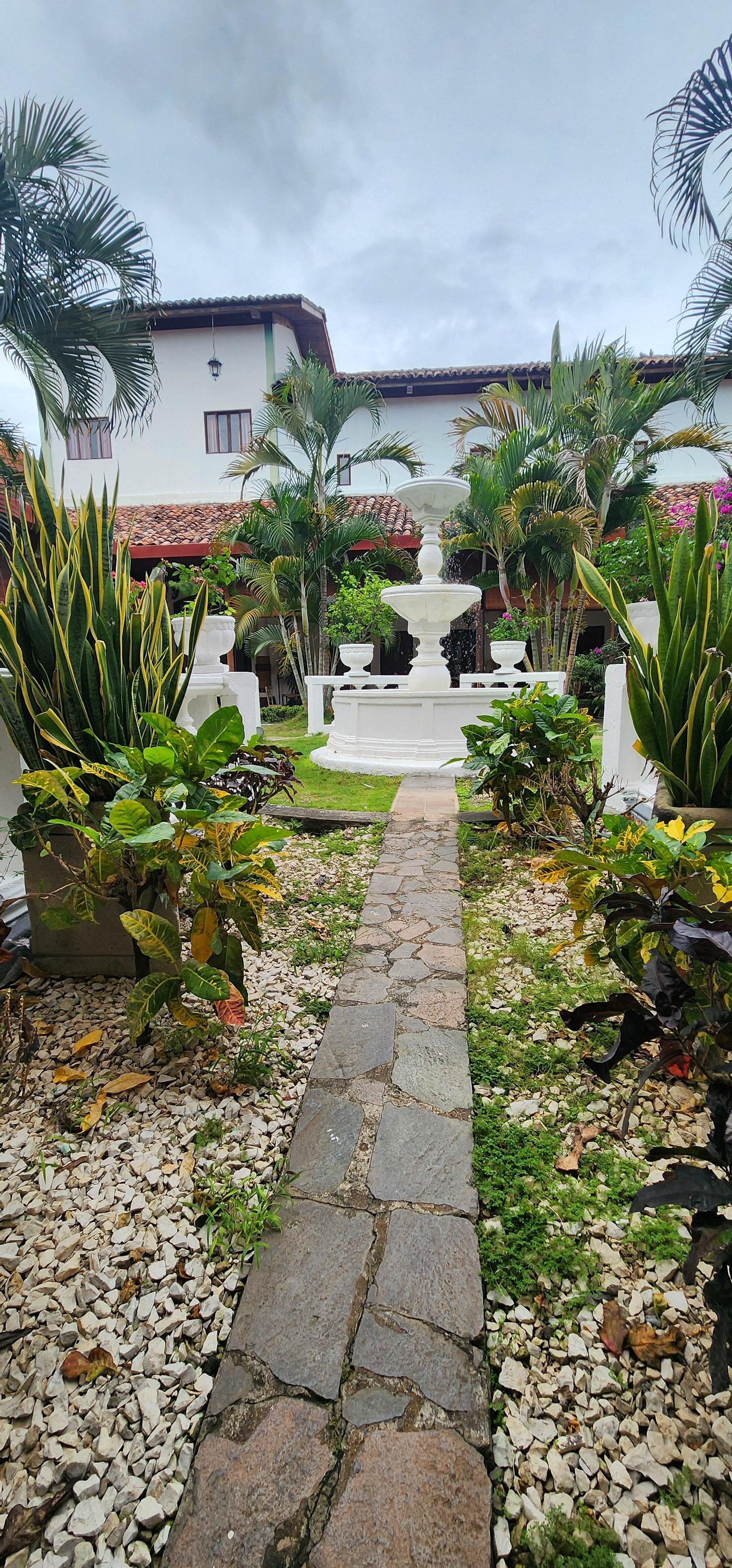 Hotel garden