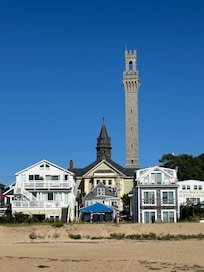 Iconic Pilgrim Monument, taken from the town’s beach.