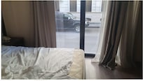 right on the street -