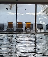 Bellisimo panora in piscina