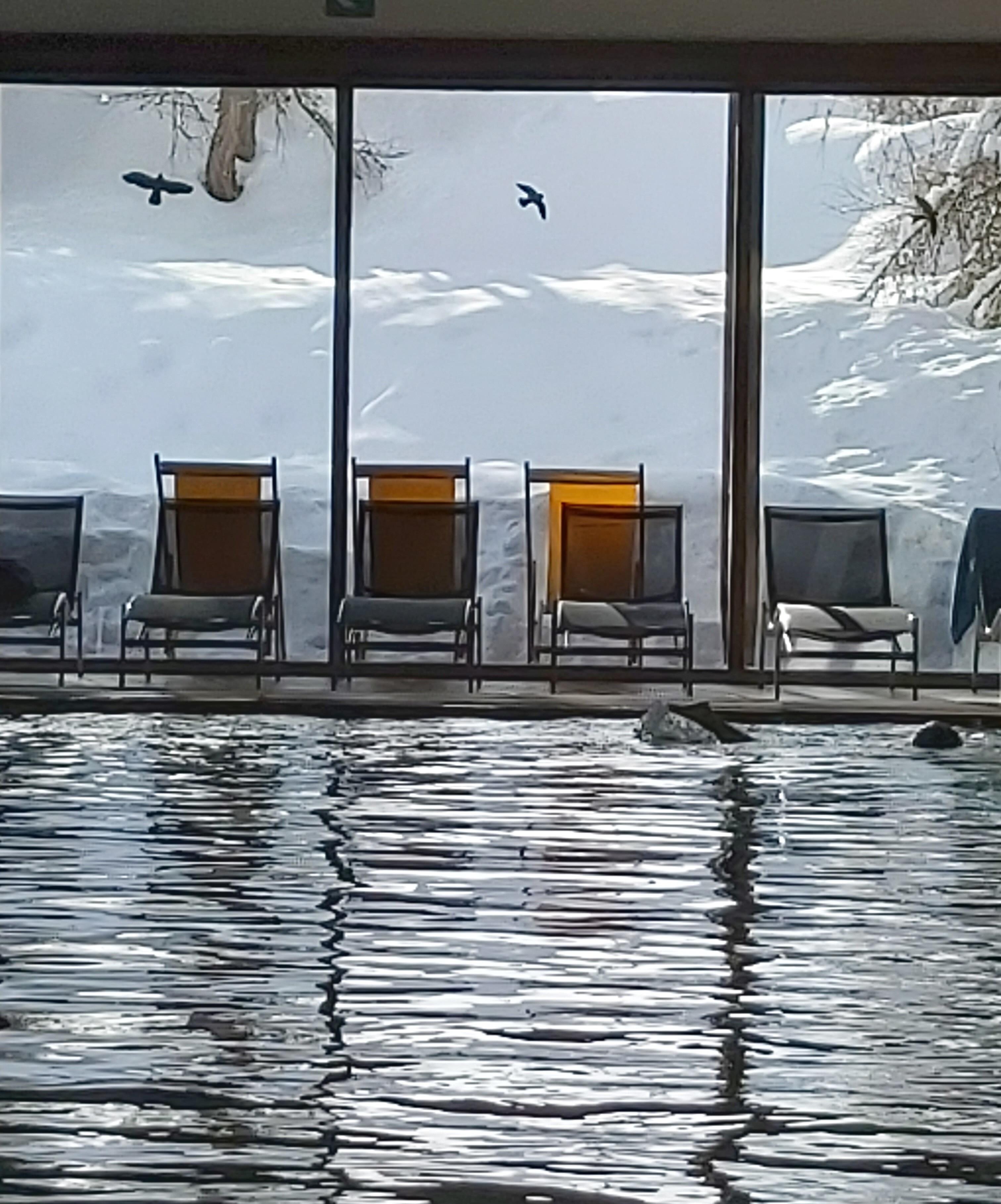 Bellisimo panora in piscina